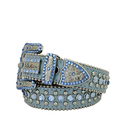 B.B Simon Western Skinny-Baby Blue/Lt.Sapphire