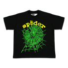 Sp5der OG Web V2 Tee Black/Yellow/Green-Empxre Boutique