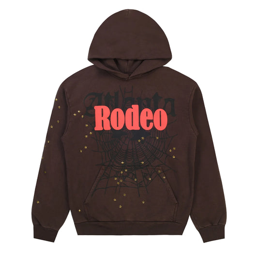 Travis Scott Cactus Jack x Sp5der Days Before Rodeo Hoodie Brown