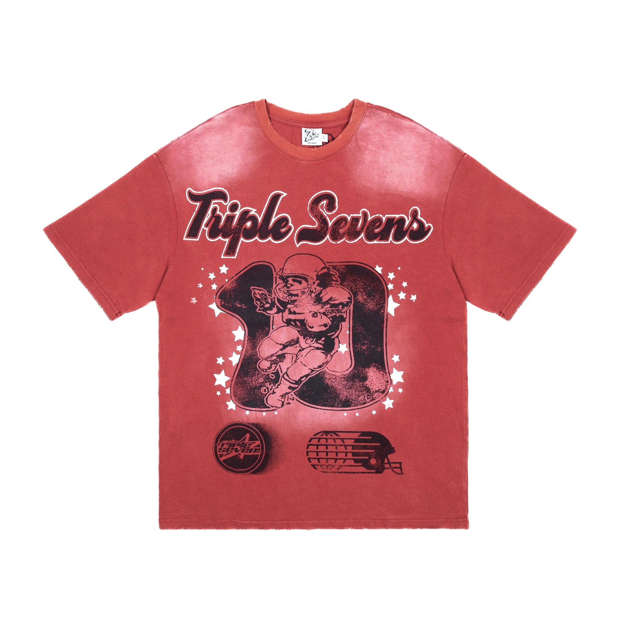 Triple Sevens All Star T-Shirt Red-Empxre Boutique