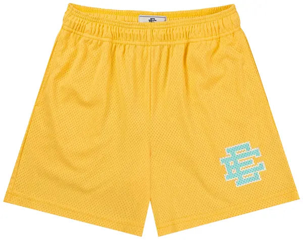 Eric Emanuel EE Basic Short Yellow with Baby Blue-Empxre Boutique