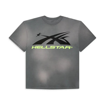 Hellstar Sports Core Logo Gel Tee Grey-Empxre Boutique