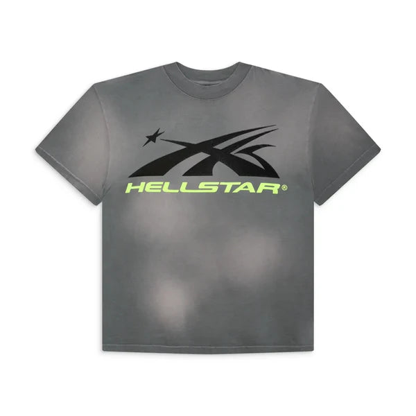 Hellstar Sports Core Logo Gel Tee Grey-Empxre Boutique